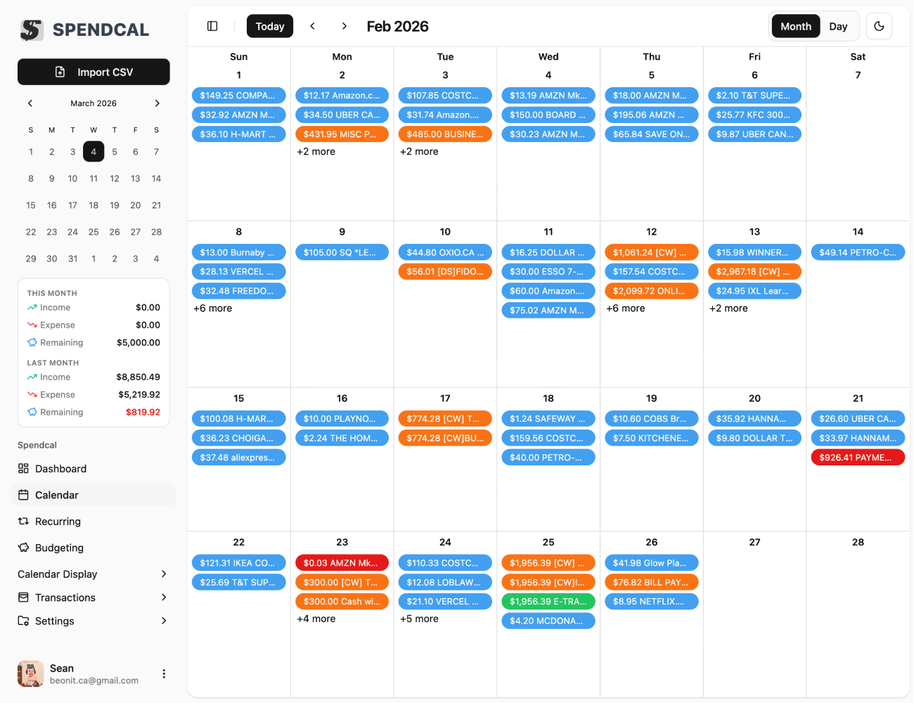 How to avoid duplicate CSV imports when tracking expenses